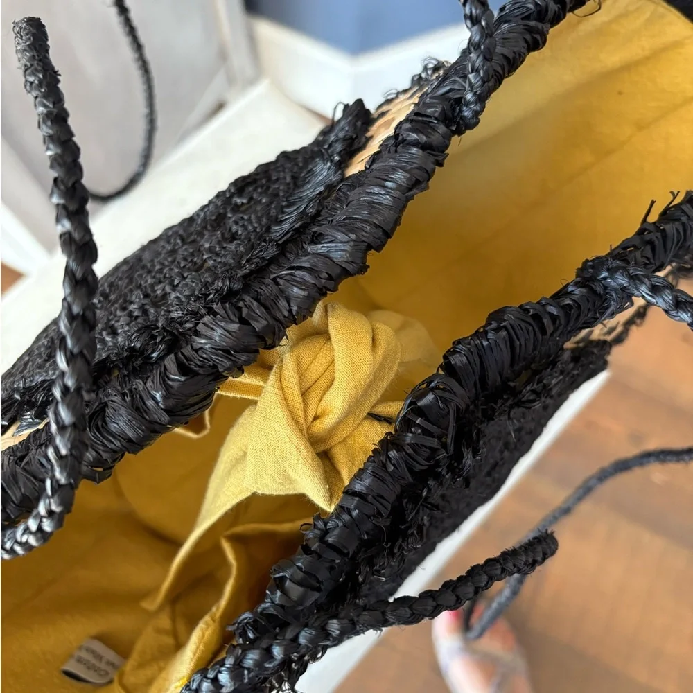 Sans Arcidet Paris Woven Raffia Summer Bag - Picture 5 of 10